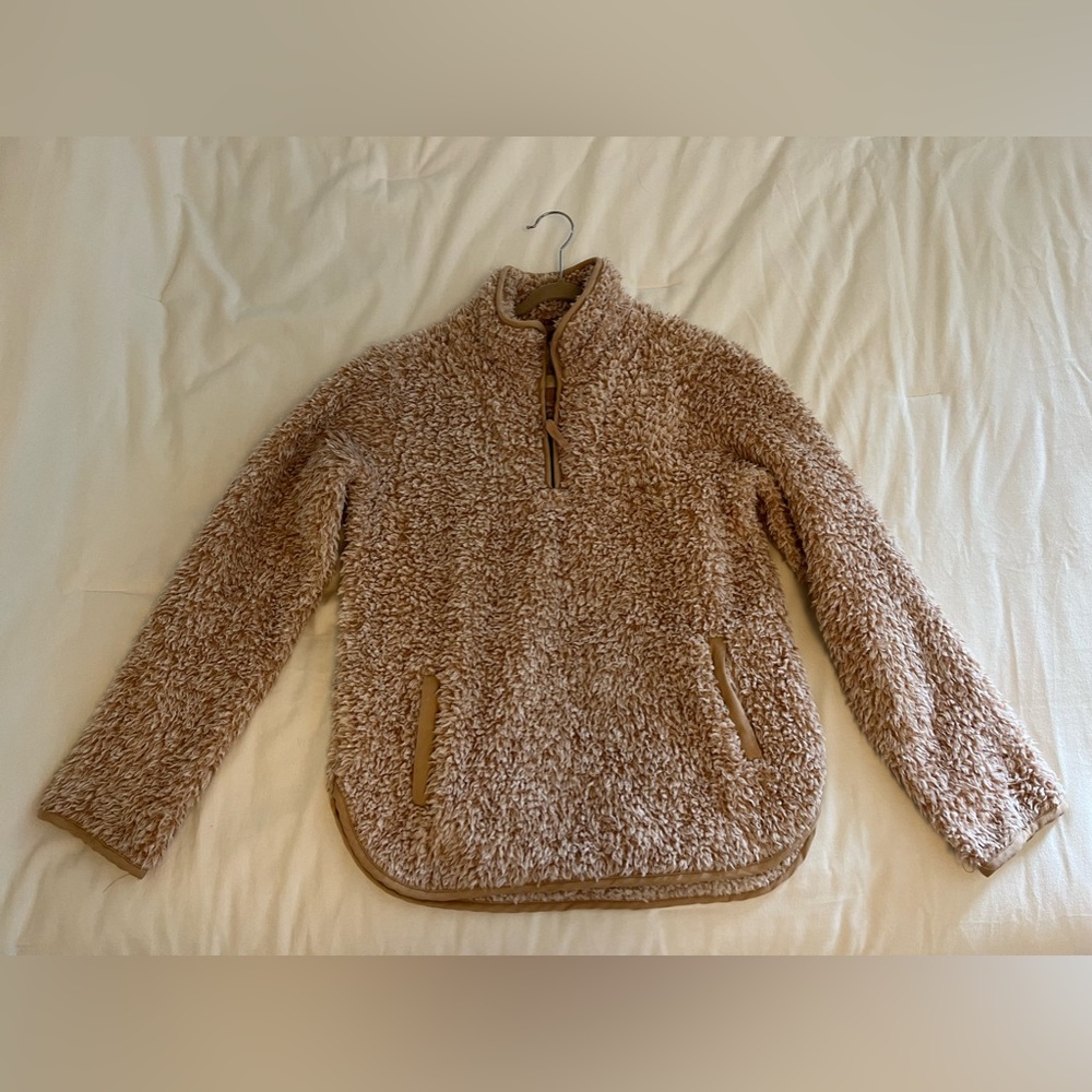 Altar’d State Teddy Pullover Quarter Zip